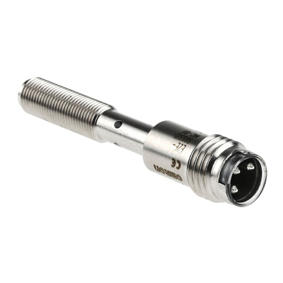 Omron Inductive Barrel-Style Proximity Sensor, M5 x 0.5, 1.2 mm Detection, PNP Output, 10 → 30 V dc, IP67