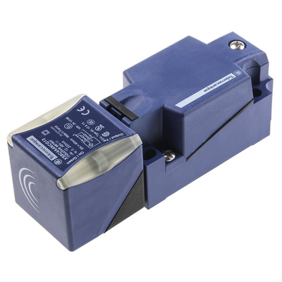 Telemecanique Sensors Inductive Block-Style Proximity Sensor, 40 mm Detection, NPN Output, 12 → 48 V dc, IP65,