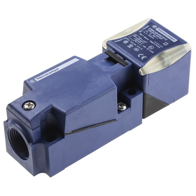 Telemecanique Sensors Inductive Block-Style Proximity Sensor, 40 mm Detection, NPN Output, 12 → 48 V dc, IP65,