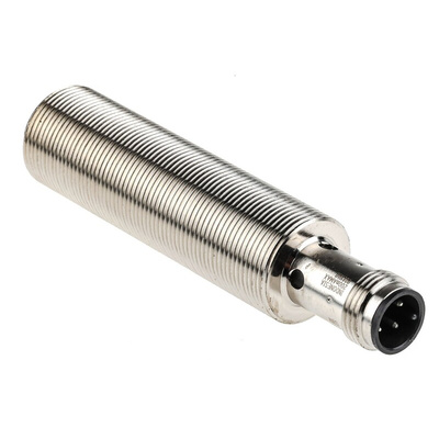 Omron Inductive Barrel-Style Proximity Sensor, M18 x 1, 8 mm Detection, PNP Output, 12 → 24 V dc, IP67