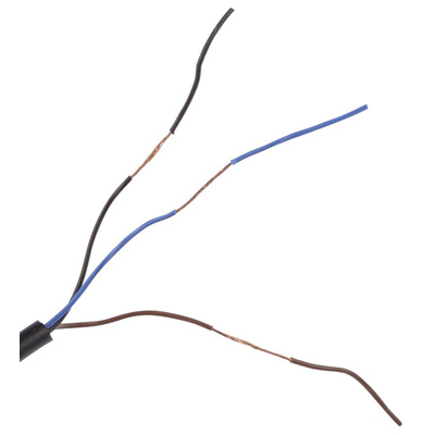 Omron Inductive Barrel-Style Proximity Sensor, M8 x 1, 2 mm Detection, PNP Output, 12 → 24 V dc, IP67