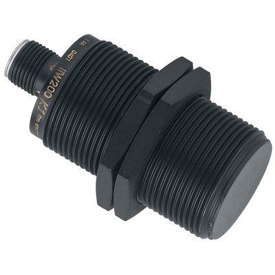 ifm electronic Inductive Barrel-Style Proximity Sensor, M30 x 1.5, 10 mm Detection, PNP Output, 10 → 30 V dc,