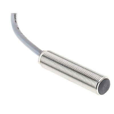 BALLUFF Inductive Barrel-Style Proximity Sensor, M12 x 1, 4 mm Detection, PNP Output, 12 → 30 V dc, IP68