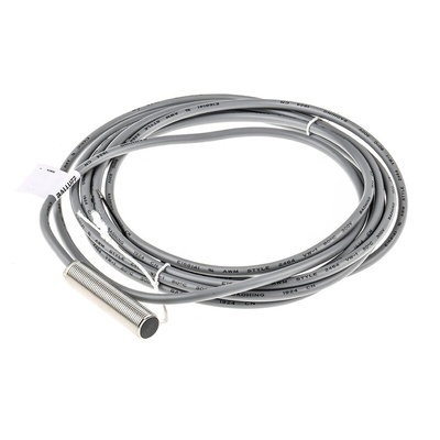 BALLUFF Inductive Barrel-Style Proximity Sensor, M12 x 1, 4 mm Detection, PNP Output, 12 → 30 V dc, IP68