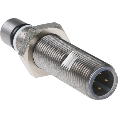 BALLUFF Inductive Barrel-Style Proximity Sensor, M12 x 1, 1.5 mm Detection, PNP Output, 10 → 30 V dc, IP68