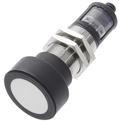 BALLUFF Ultrasonic Barrel-Style Proximity Sensor, M30 x 1.5, 350 → 5000 mm Detection, 9 → 30 V dc, IP67