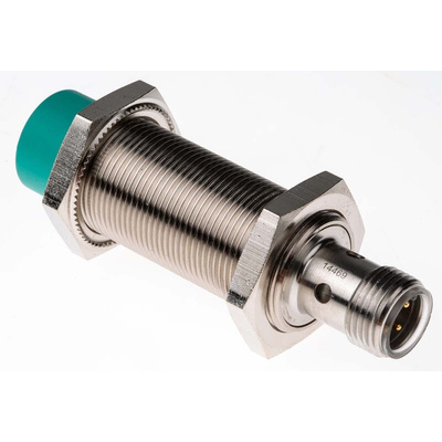 Pepperl + Fuchs Inductive Barrel-Style Proximity Sensor, M18 x 1, 8 mm Detection, PNP Output, 5 → 36 V dc, IP68