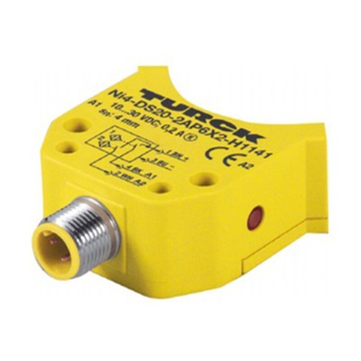 Turck Inductive Block-Style Proximity Sensor, 4 mm Detection, PNP Output, 10 → 30 V dc, IP67