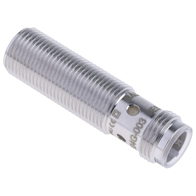 BALLUFF Inductive Barrel-Style Proximity Sensor, M12 x 1, 4 mm Detection, PNP Output, 10 → 30 V dc, IP68