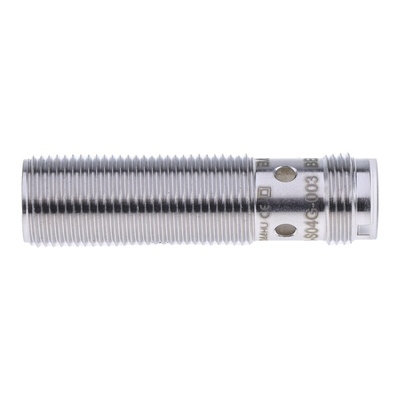 BALLUFF Inductive Barrel-Style Proximity Sensor, M12 x 1, 4 mm Detection, PNP Output, 10 → 30 V dc, IP68