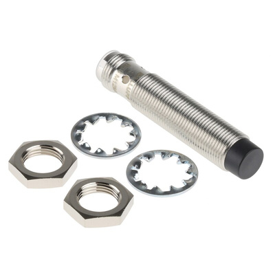BALLUFF Inductive Barrel-Style Proximity Sensor, M12 x 1, 8 mm Detection, PNP Output, 10 → 30 V dc, IP67