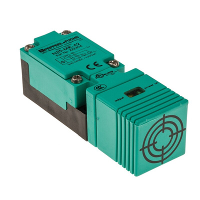 Pepperl + Fuchs Inductive Block-Style Proximity Sensor, 15 mm Detection, PNP Output, 10 → 60 V dc, IP67