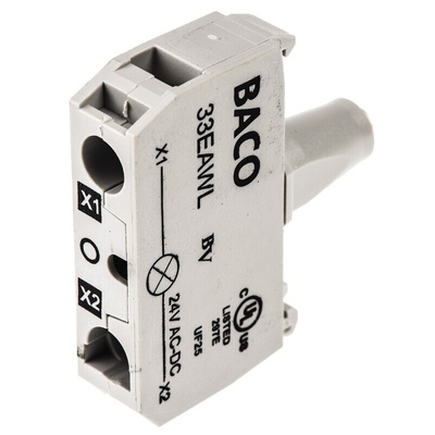 BACO BACO Series Light Block, 24V, White Light