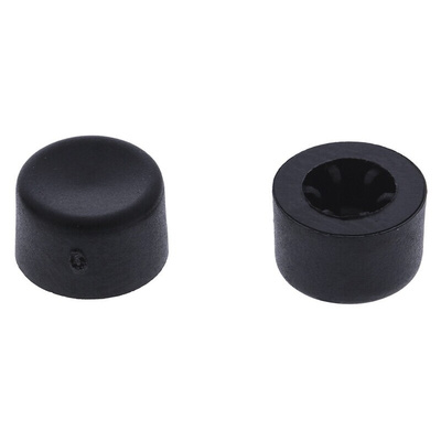APEM Black Push Button Cap for Use with Apem 9600 Series (Sub-Miniature Panel Mount Switch)