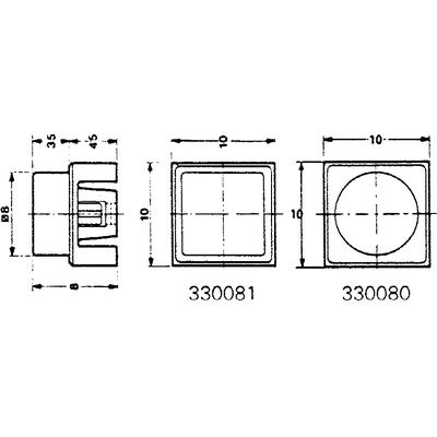C & K Grey Push Button Cap for Use with KSA Series Switch