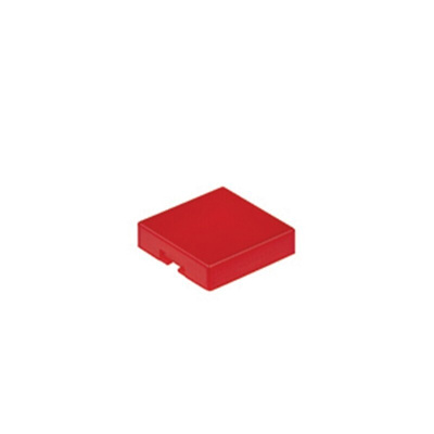 NKK Switches Red Push Button Cap for Use with UB Series Illuminated Pushbuttons, 12 x 12 x 3mm