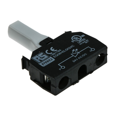 RS PRO Light Block - Green, 24 V ac/dc