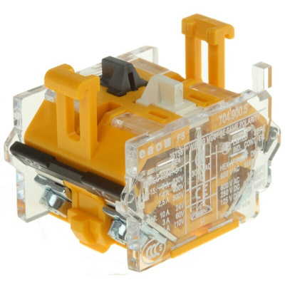 EAO Contact Block for Use with 04 Series, 500V ac, 1CO