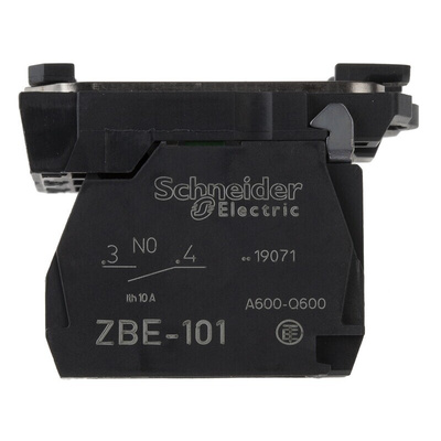 Schneider Electric Harmony XB5 Series Contact Block, SPST