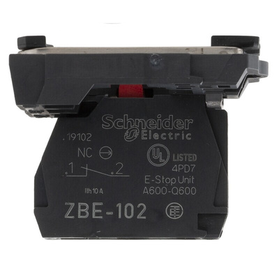 Schneider Electric Harmony XB5 Series Contact Block, 600V, SPST
