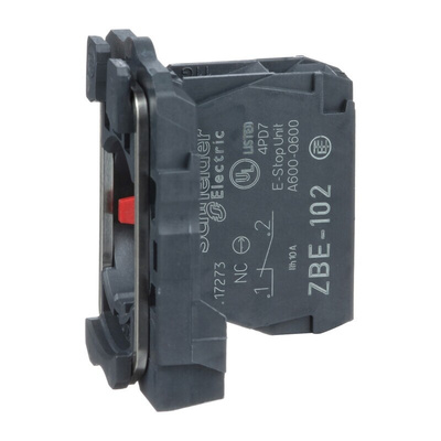 Schneider Electric Harmony XB5 Series Contact Block, 600V, SPST