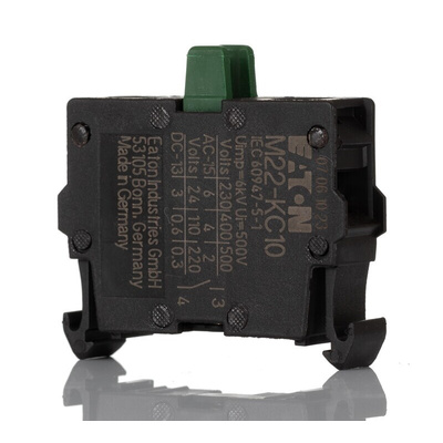 Eaton M22 Series Contact Block for Use with RMQ Titan Series, 500V, 1 NO