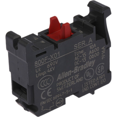 Allen Bradley for Use with 800FM Series, 1NC