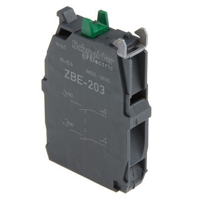 Schneider Electric Harmony XB Series Contact Block, 2NO