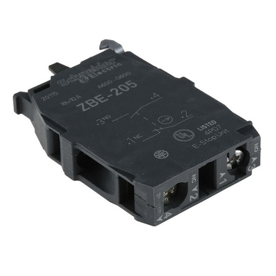 Schneider Electric Harmony XB Series Contact Block, 1NO + 1NC