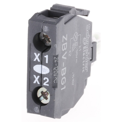 Schneider Electric Harmony XB Series Light Block, 24 → 120V, White Light