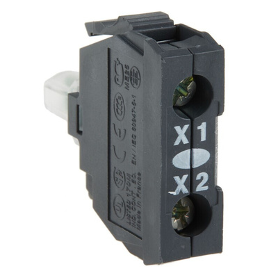 Schneider Electric Harmony XB Series Light Block, 110 → 120V, White Light