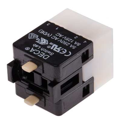 RS PRO Contact Block for Use with ADA16E Series, 125 V ac, 250 V ac, 2NO + 2NC