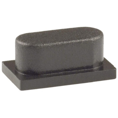 C & K Black Push Button Cap for Use with KSA & KSL Series Sealed Tact Switch