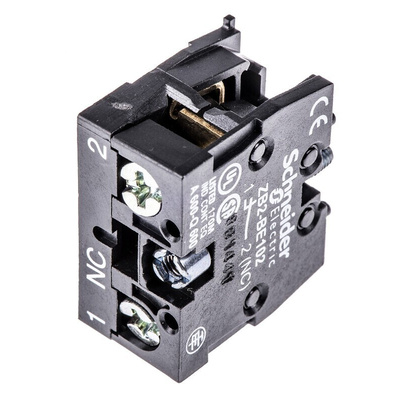 Schneider Electric XB2 Series Contact Block, 600V, 1NC