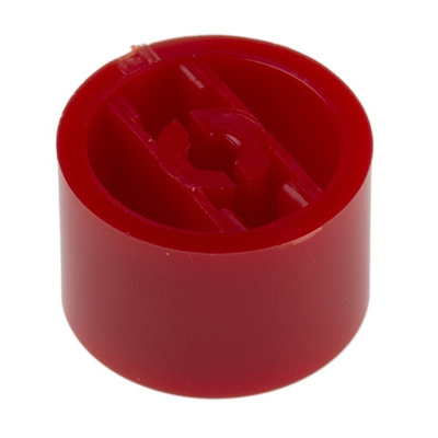 KNITTER-SWITCH Red Push Button Cap for Use with MP5 Series Push Button Switch, MPE Series Push Button Switch, 15 (Dia.)