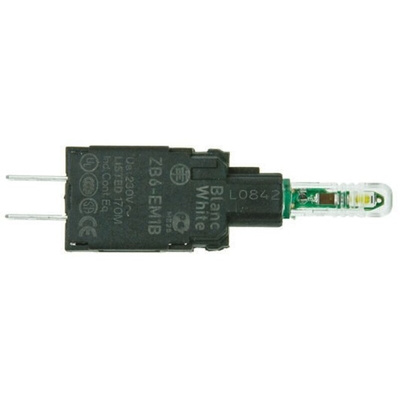 Schneider Electric Harmony XB6 Series Light Block, 230/240V ac/dc, Green Light