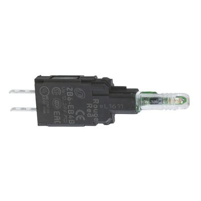 Schneider Electric Harmony XB6 Series Light Block, 48 → 120V ac, Yellow Light