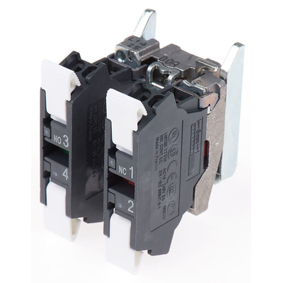 Schneider Electric Harmony XB4 Series Contact Block, 1NO + 1NC