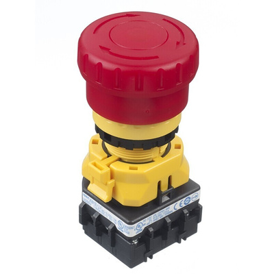 Idec XW Contact Block - DPNC Red, 24 V ac/dc