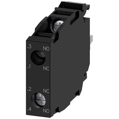 Siemens SIRIUS ACT Series Contact Block, 500V ac/dc, 1 NO + 1 NC