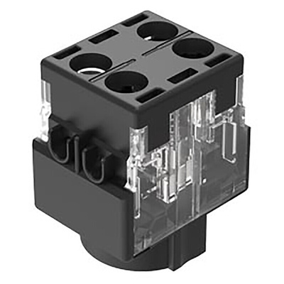 EAO Contact Block for Use with Series 61 Switches, 250V ac/dc, 1CO