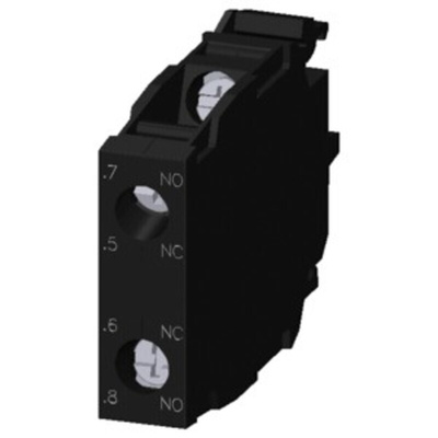 Siemens 3SU1 Contact Block - SPDT 5 → 500 V ac/dc