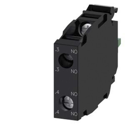 Siemens 3SU1 Contact Block - DPNO 5 → 500 V ac/dc