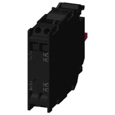 Siemens 3SU1 Contact Block - DPNC 5 → 500 V ac/dc
