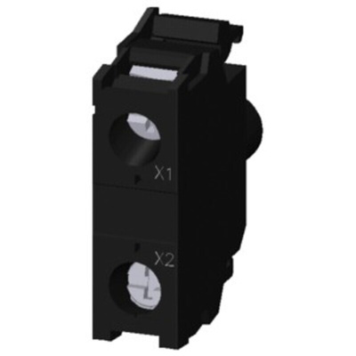 Siemens 3SU1 Light Block - Red, 6 → 24 V ac/dc