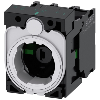 Siemens SIRIUS ACT Contact Block & Holder - White, 6 ... 24 V