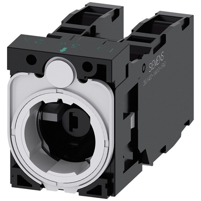 Siemens SIRIUS ACT Contact Block & Holder - Green, 6 ... 24 V
