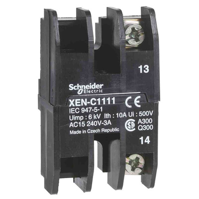 Schneider Electric XENC Series Contact Block, 240V, 1 NC