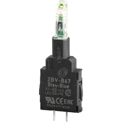 Schneider Electric ZBV Series Light Block, 24V, Green Light