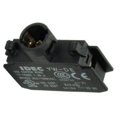 Idec YW Series Contact Block, 1CO